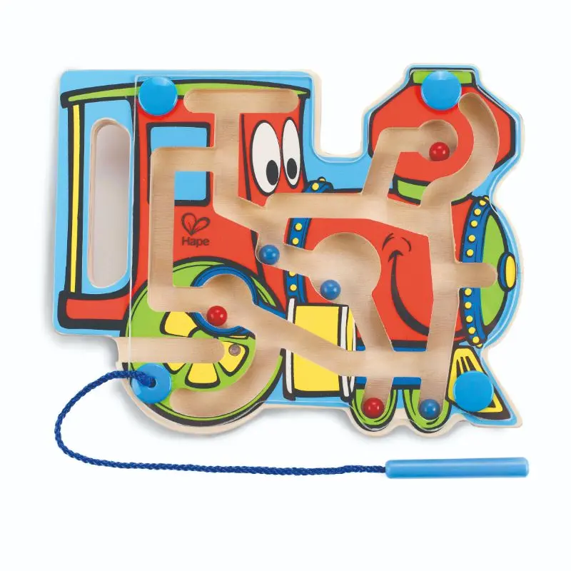 Labirint Parovoz 6943478003897 | Wooden Maze Train Set Durable Educational