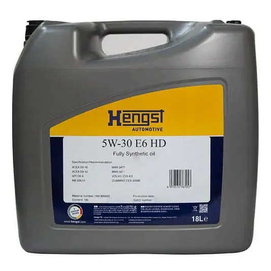 HENGST 1014800000 | Motor ýagy 5W-30 E6 HD 20L