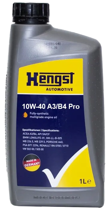 HENGST OIL 553800000 | Motor ýagy 10W-40 A3/B4 1 l
