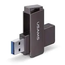 Usams US-ZB197 | USB 3.0 Fleşka 128GB Aýlanýan Demir-Göreji