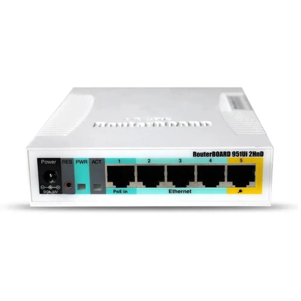 Mikrotik RB951UI-2HND | Беспроводной маршрутизатор 2,4ГГц 5 портов PoE