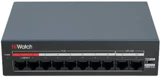 Hikvision/Hiwatch DS-S0110-MP | PoE Network Switch 8×10/100Mbps Ports