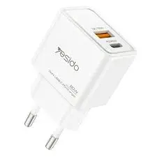 Yesido YC61 | GaN Fast Charger 20W Dual Port (A+C)