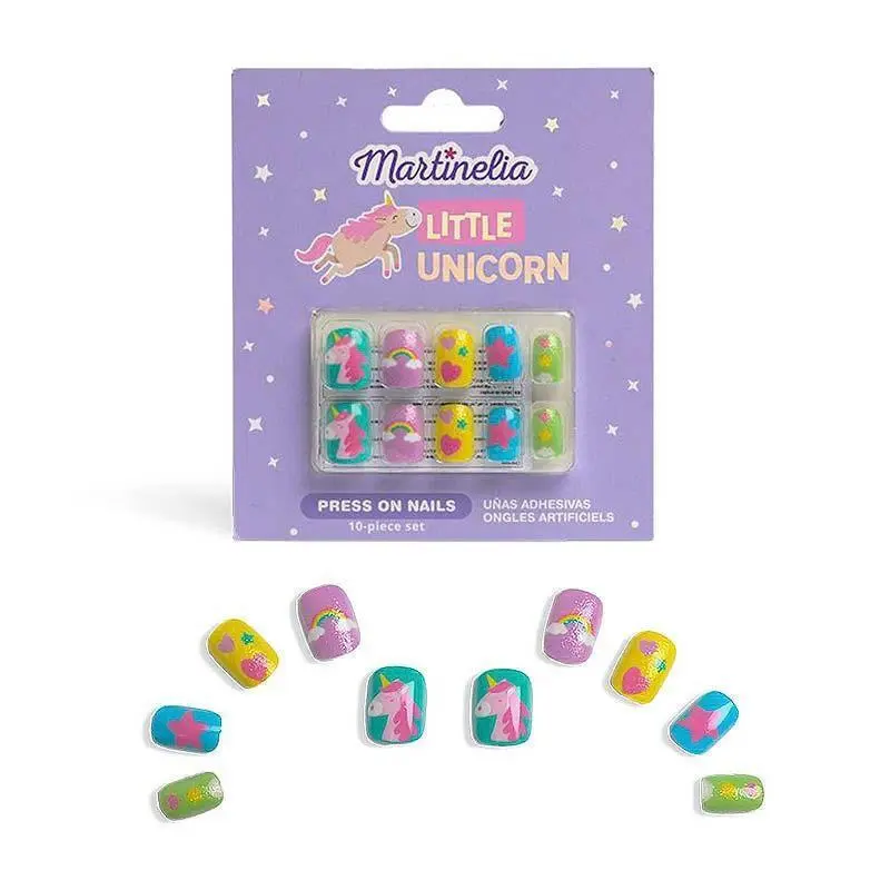 MARTINELIA 8436609394165 | Press-On Nails Kids Unicorn Design
