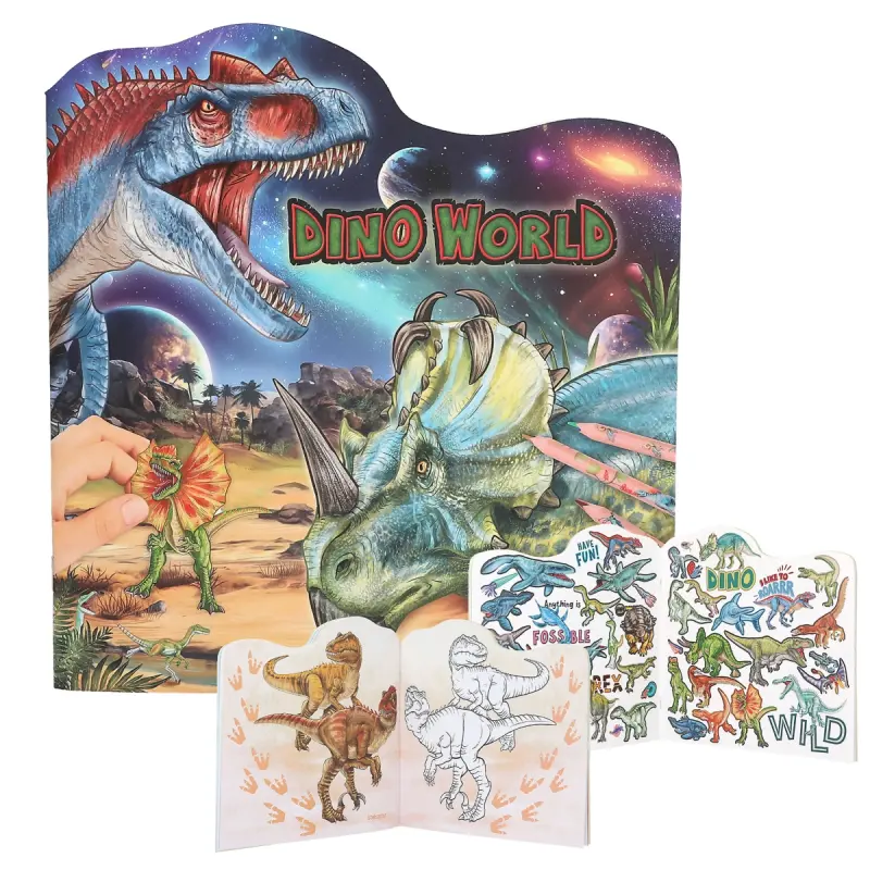 Dino World 4010070695460 | Coloring Book High-Durability Paper