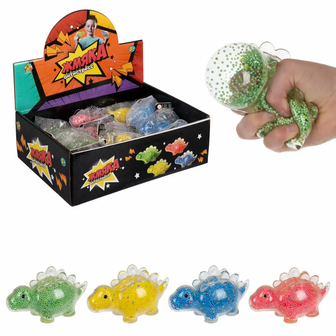 Dino World 4010070695309 | Garaňkyda ýagtylan örümcek, 6 sany bukjada