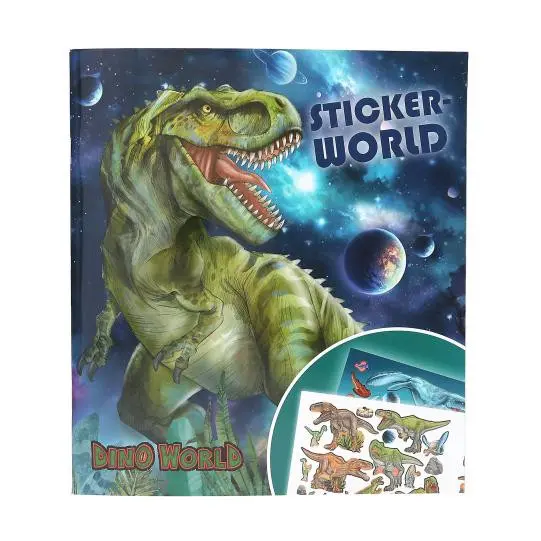 Dino World 4010070689162 | Sticker Book 20 Pages Dinosaurs