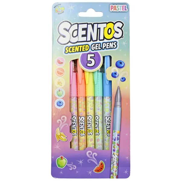 Scentos 8463760204484 | Gel Pens Pastel Set 5 pcs