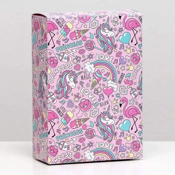 Единароги 6900068308008 | Foldable Gift Box 16x23x7.5cm Unicorn Design
