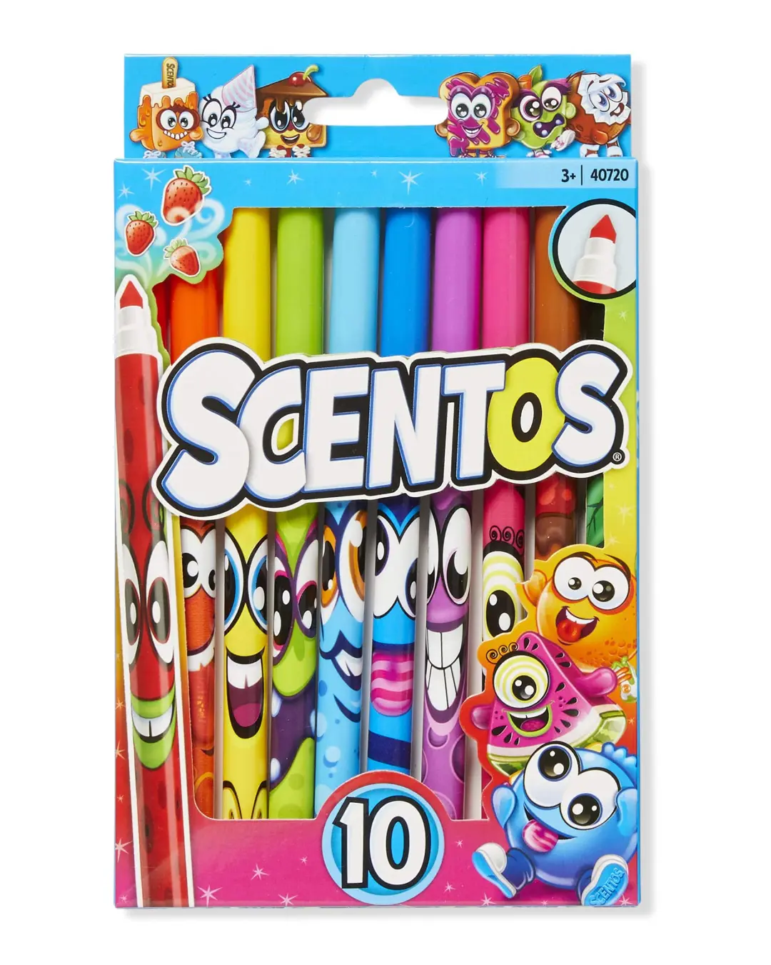 Scentos 8463760407205 | Fine Line Markers 10 Pack Scented