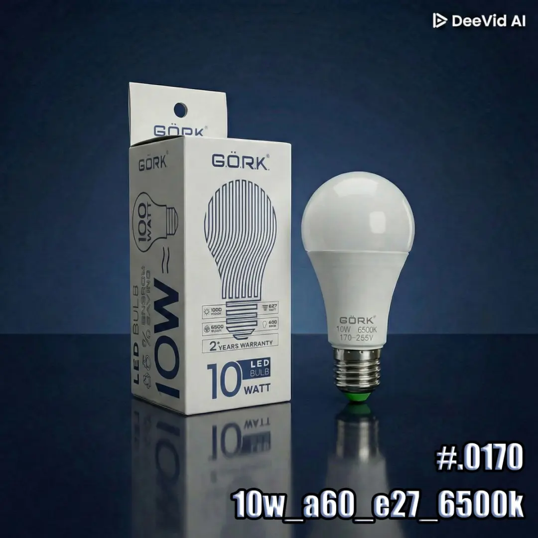 GÖRK 4833014250170 | LED Lamp E27 10W 6500K
