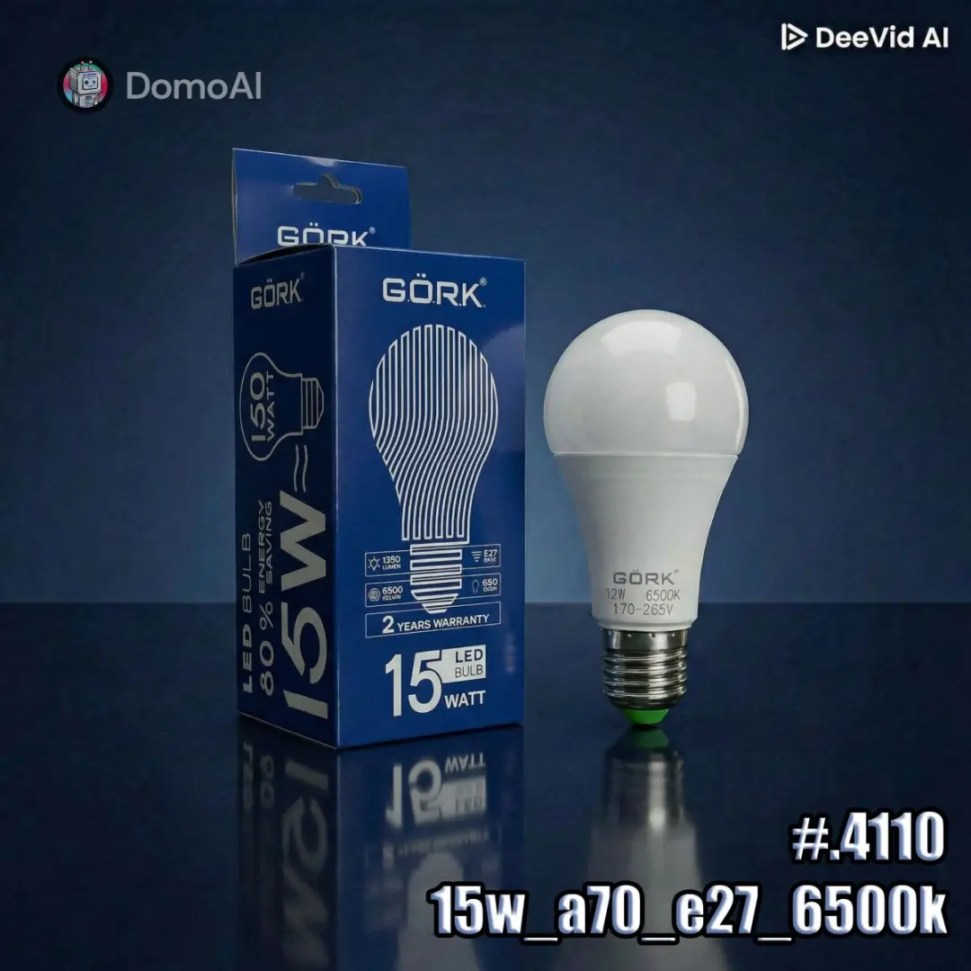 GÖRK 68982246254110 | LED çyrasy 15W A70 E27 6500K Gündiz ýagtylygy