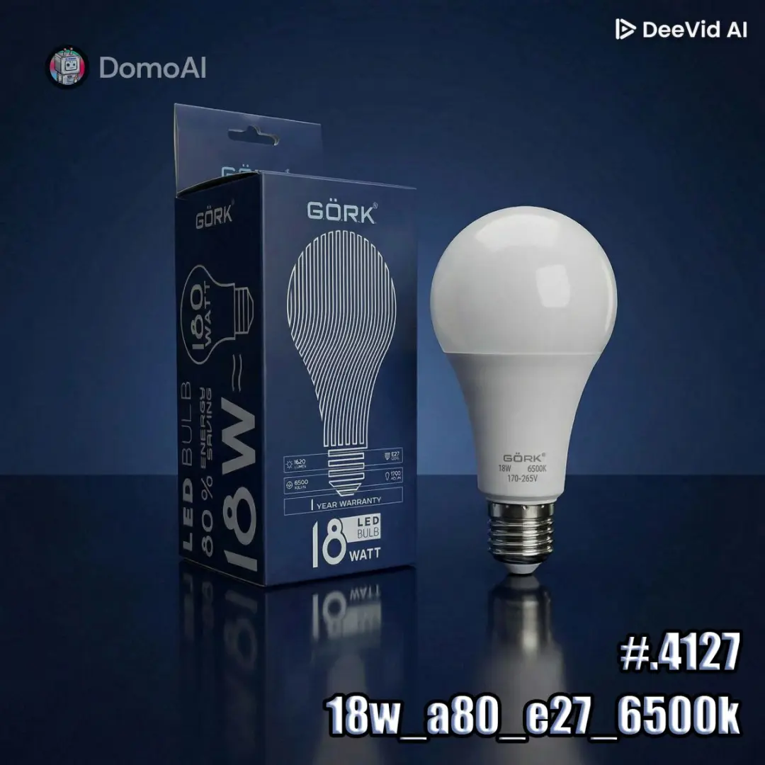 GÖRK 6898246254127 | LED Lamp E27 18W 6500K Daylight