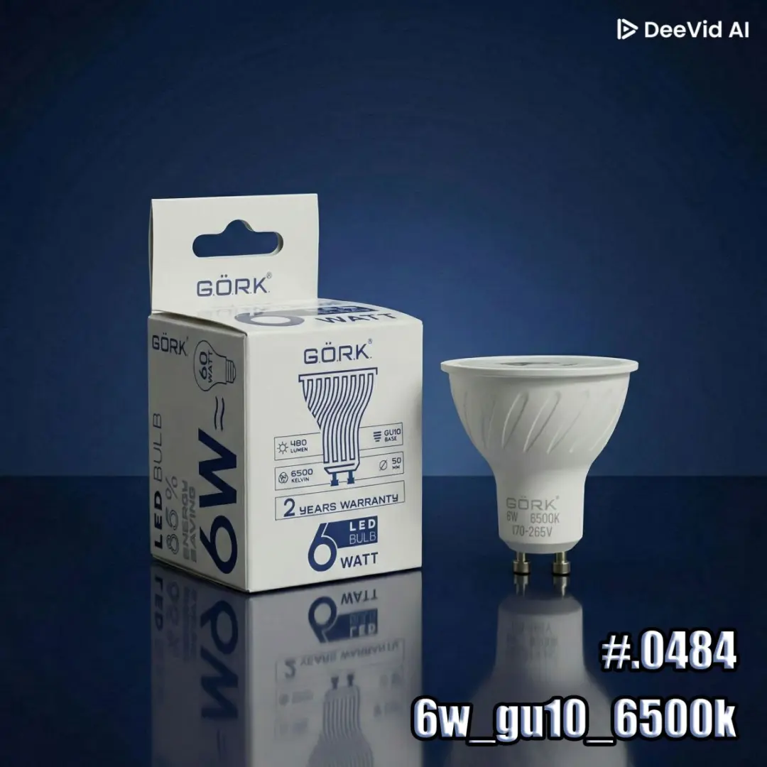 GÖRK 4833014250484 | LED Lamp GU10 6W 6500K Daylight