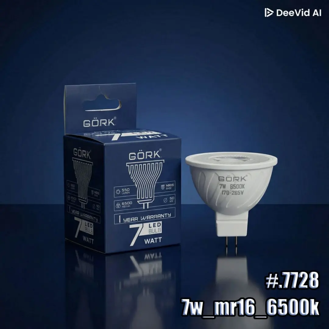 GÖRK 4833014250224 | Светодиодная лампа MR16 7Вт 6500K Дневной свет