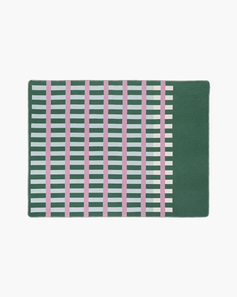 LANA 3400001503 | Blanket Double Green-Lilac