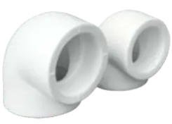 Deryaplastik B39.00470 | Pipe Fitting Elbow 63 mm Polypropylene 90° Bulk Pack