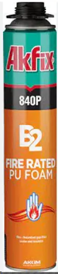 Akfix 840P B2 | Mounting Foam 750 ml Professional Fire-Rated