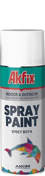 Akfix | Glossy Spray Paint RAL9003 400 ml