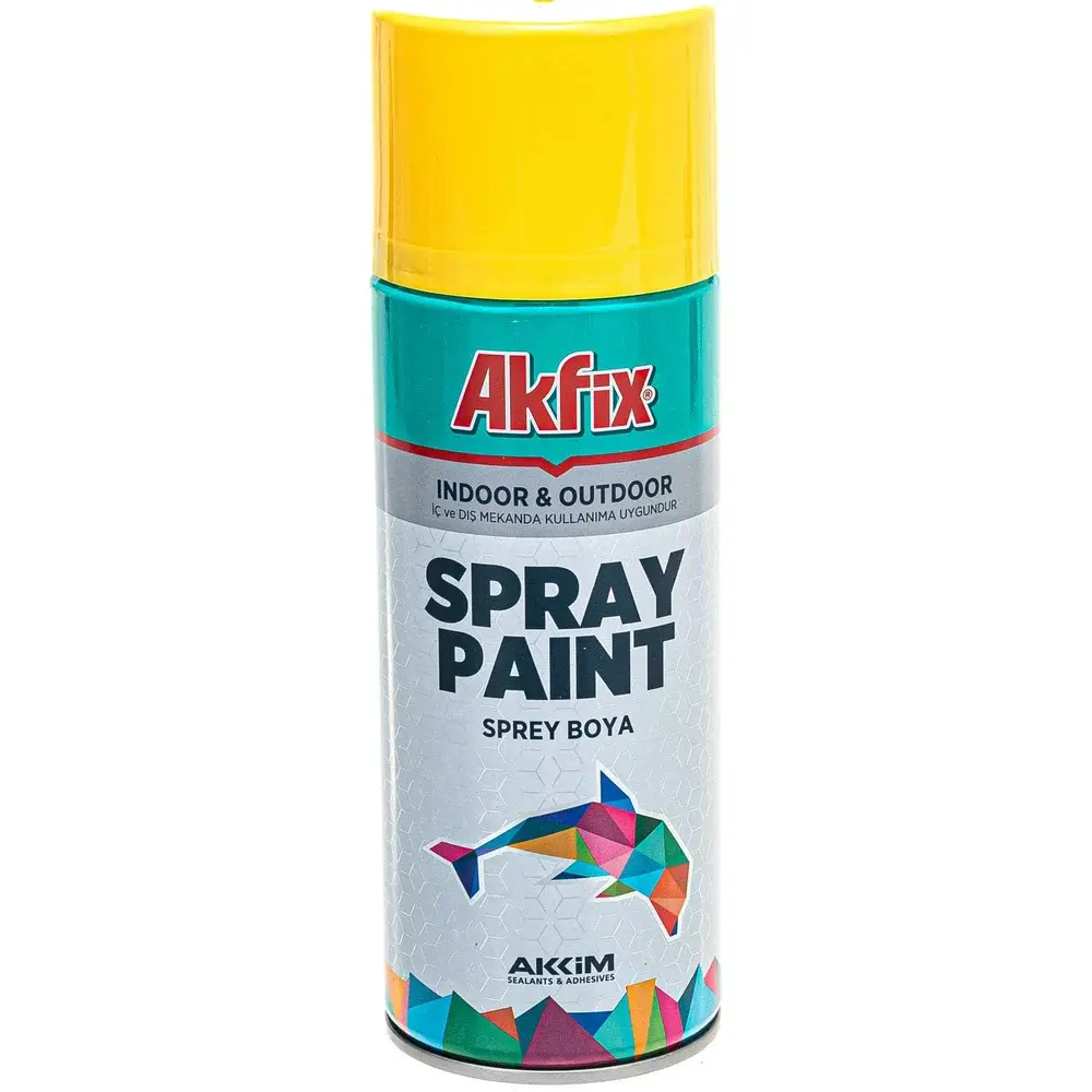 Akfix | Spray Paint Yellow High-Visibility