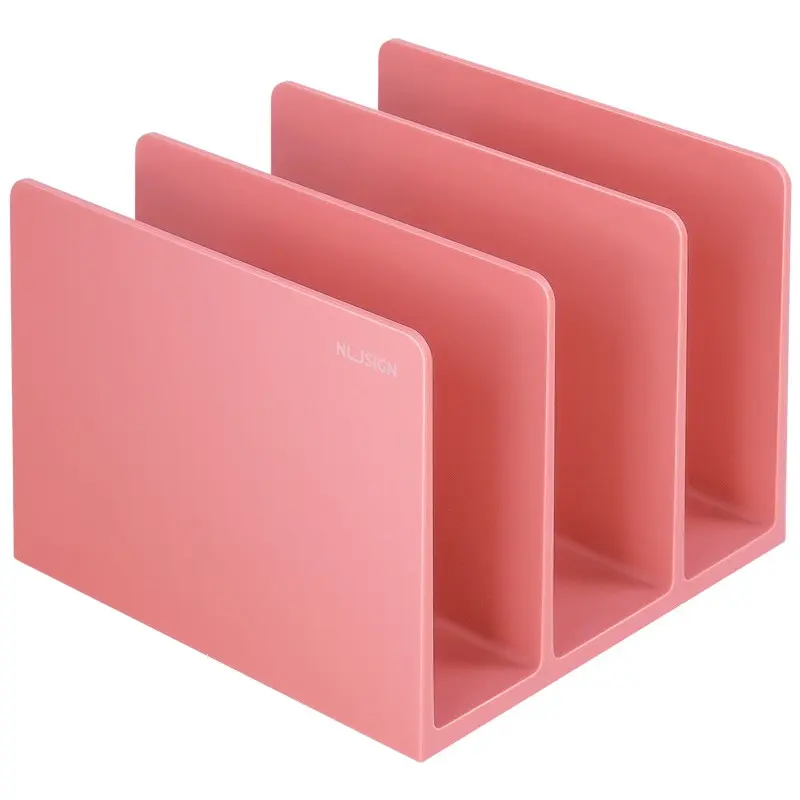 Deli NS006 | Подставка для книг розовая из прочного пластика