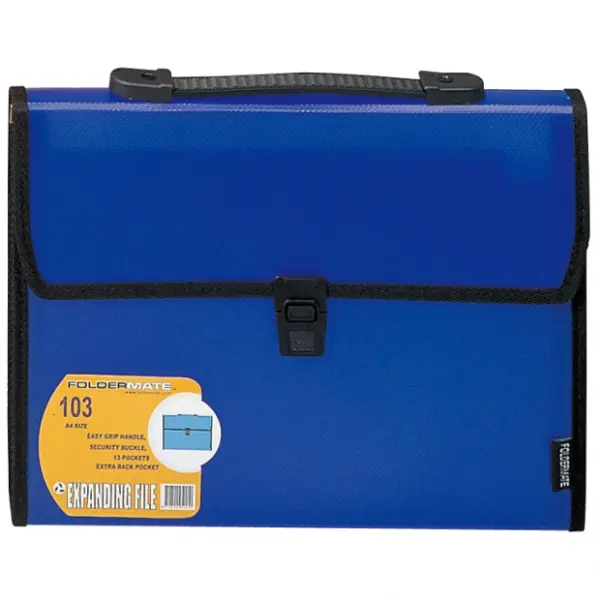 E5861 Expanding File | Filing Folder Assorted, Multi-section, Durable