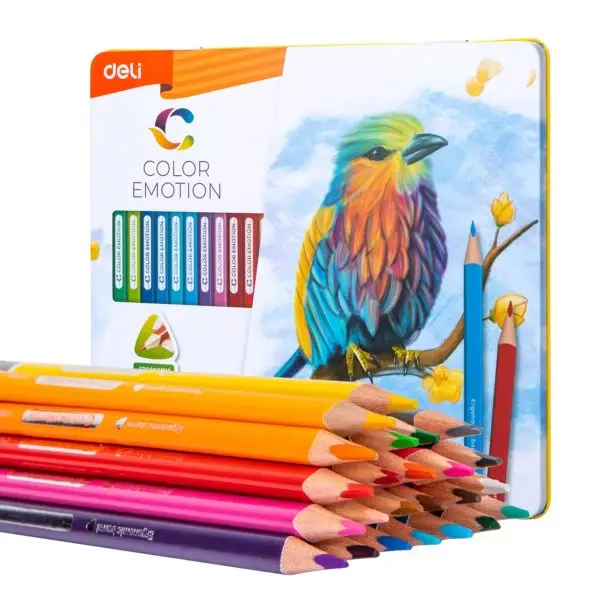 Deli C111-24 | Color Pencils 24 Colors Set