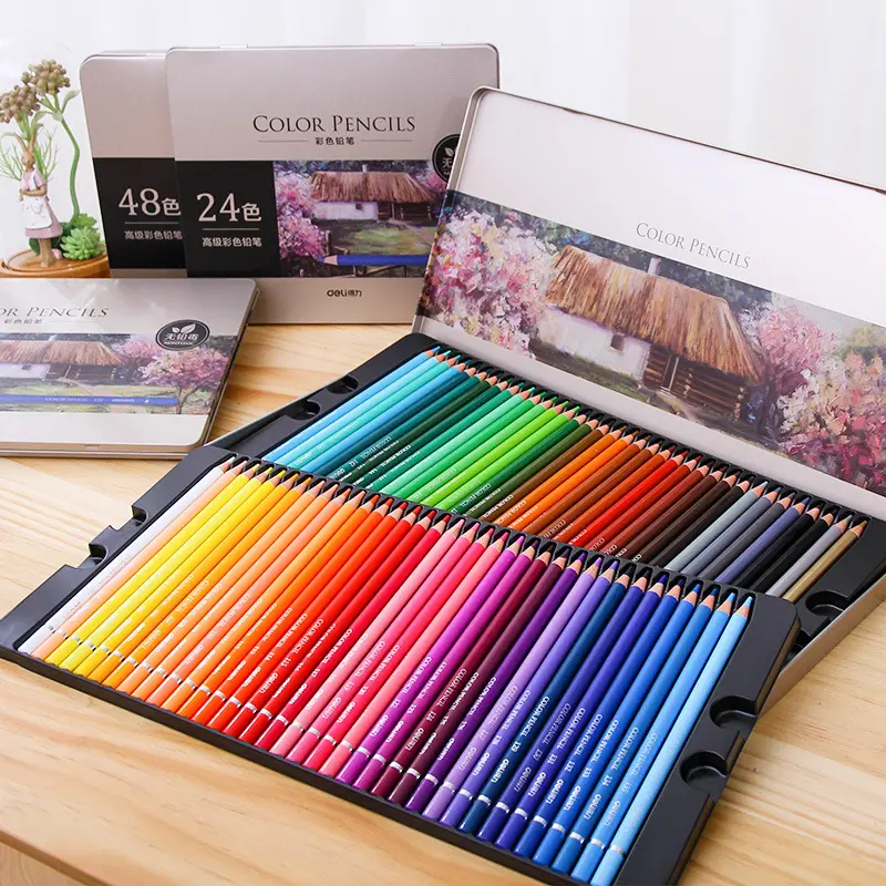 Deli 6567 | Color Pencil Set 48 Colors