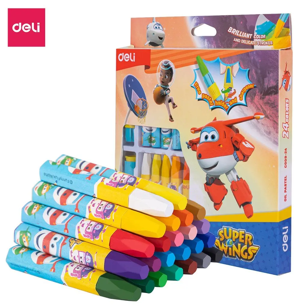 Deli C009-24 | Масляная пастель 24 цвета