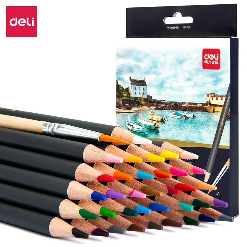 Deli No.6519 | Water Color Pencil Set 36 Colours