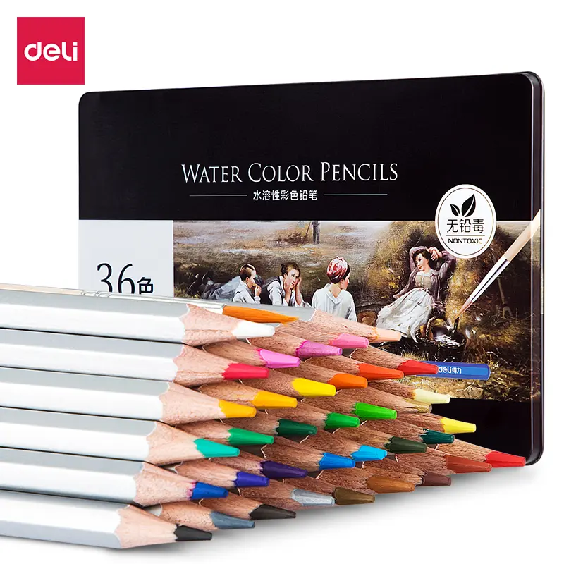 Deli No.6522 | Water Color Pencil 36 Colors