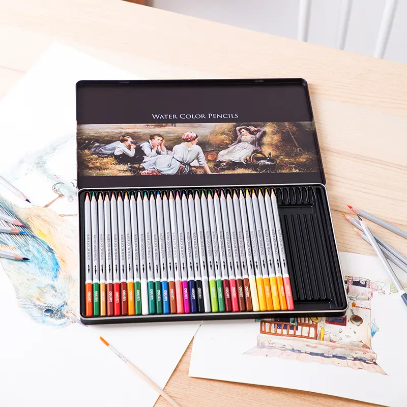 Deli No.6522 | Water Color Pencil 36 Colors