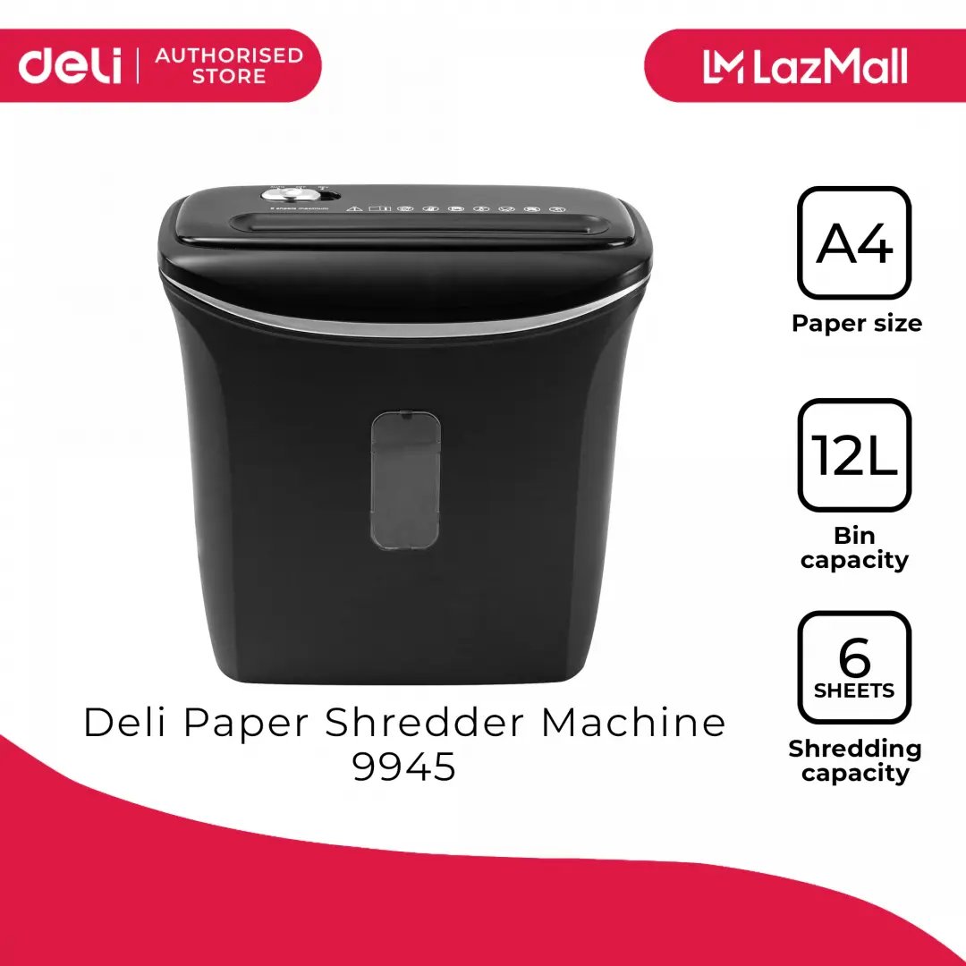 Deli 9945 | Уничтожитель бумаги для безопасной утилизации документов