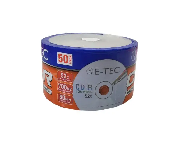 E-Tec | CD-R Disk 700MB 80min