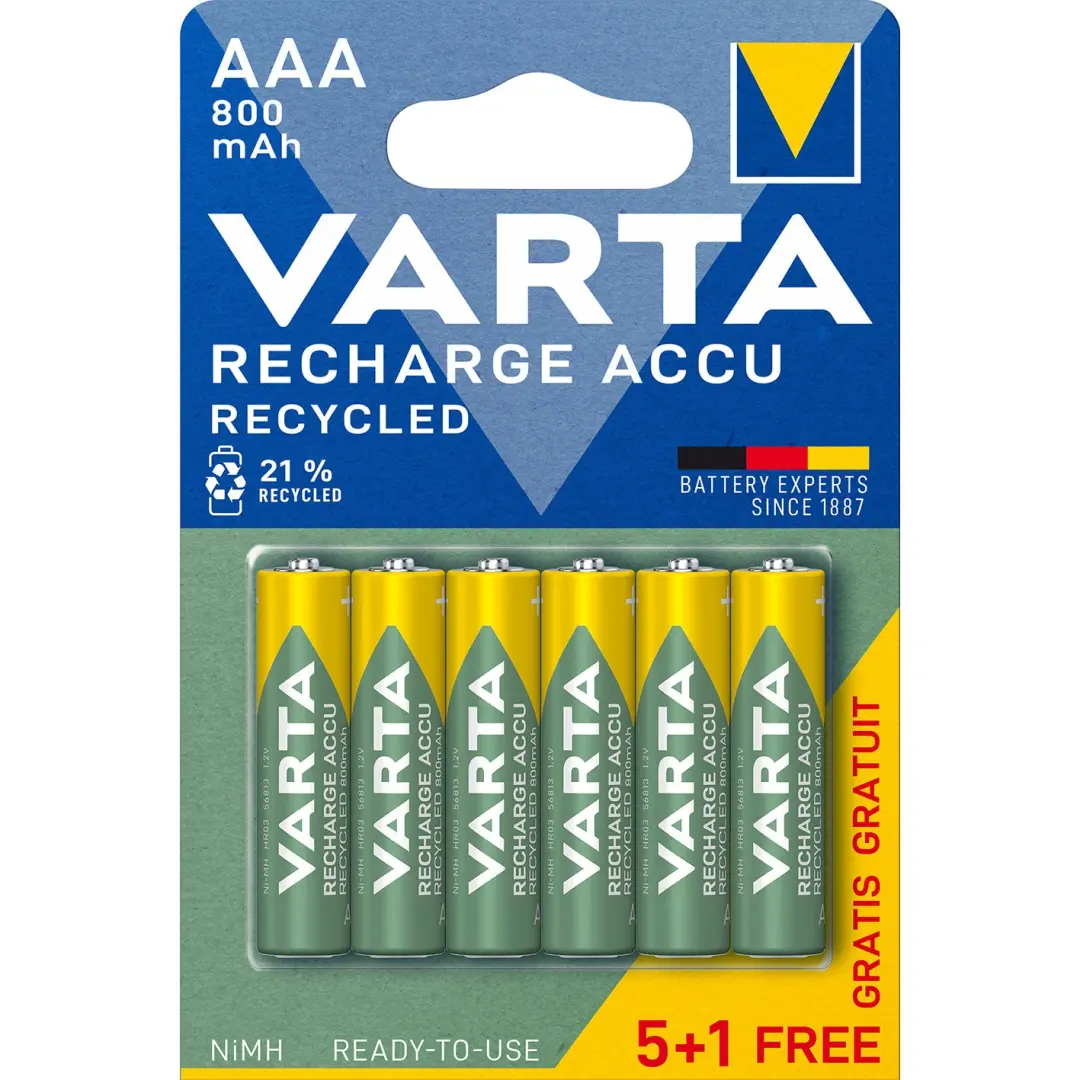 Varta 56813 | AAA gaýtadan zarýadly batareýa 2 sany NiMH