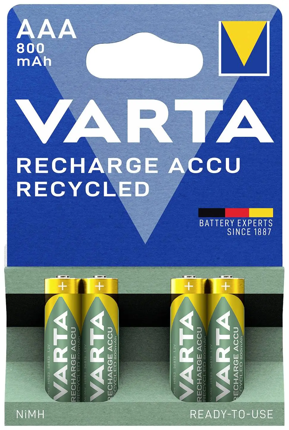 Varta 56813 | AAA gaýtadan zarýadly batareýa 2 sany NiMH