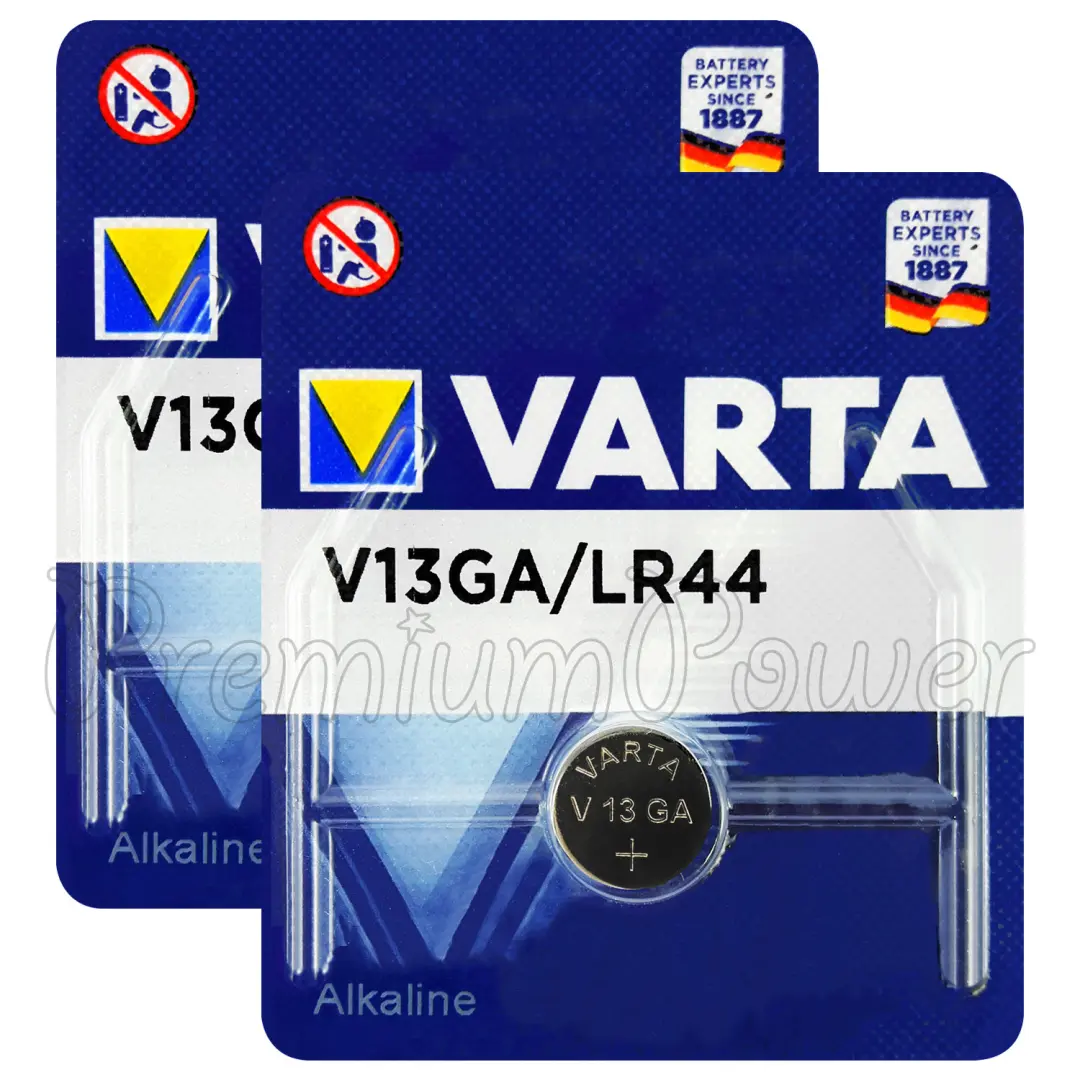 Varta V13GA LR44 | Щелочная пуговичная батарейка 1,5 В