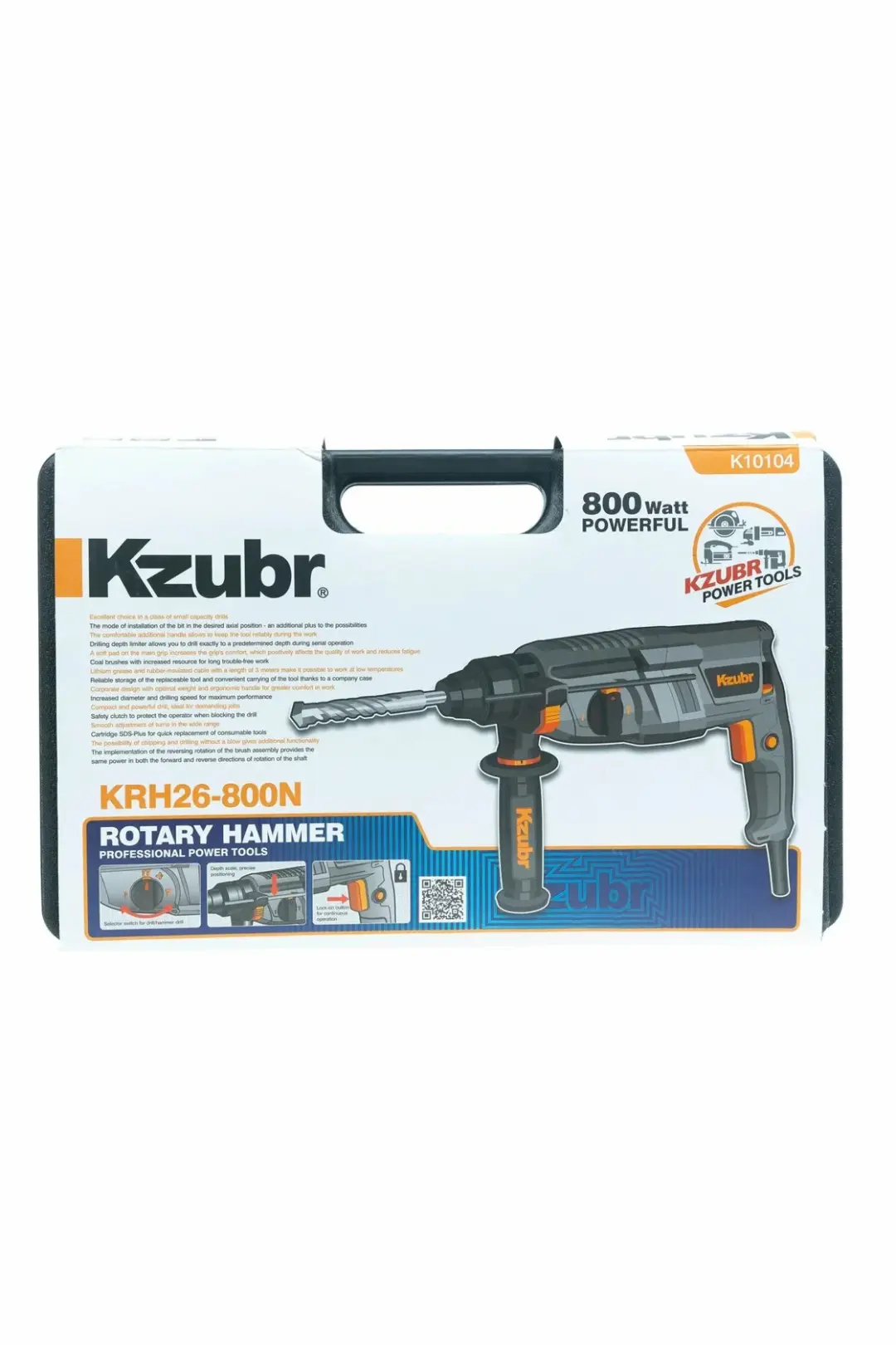Kzubr KRH26-800N 2-26 | Perforator 800W SDS-Plus