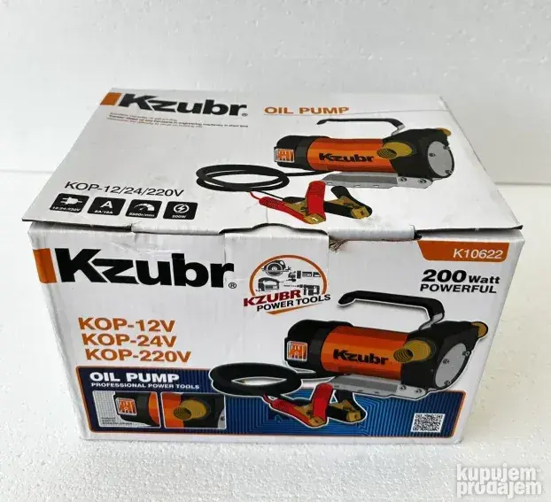 Kzubr KOP-12V | Дизельный насос 12В для быстрой перекачки топлива
