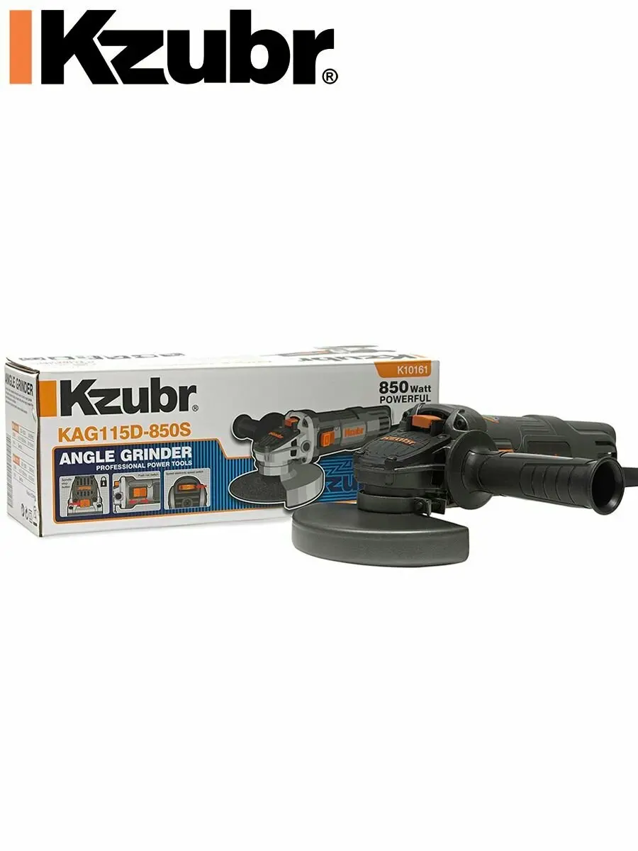 Kzubr KAG125D-850S | Угловая шлифмашина 850 Вт 125 мм