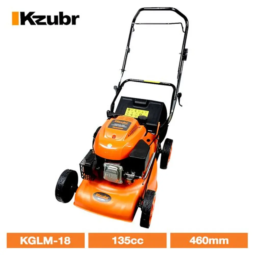 Kzubr KGLM-18-135CC | Petrol Lawn Mower Four-Wheel 135cc