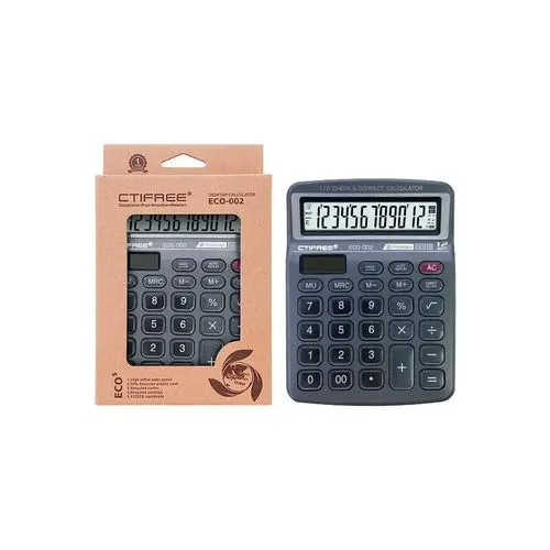 CTIFREE ECO-002 | Калькулятор Компактный Экобатарейка