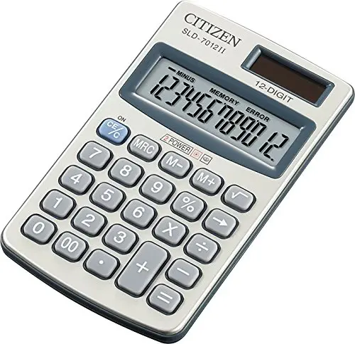 Citizen SLD-7012 | Kalkulýator 12 belgili uly LCD