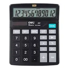 Deli 837 | Ofis üçin klassik kalkulýator