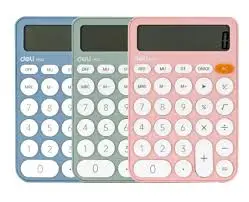 Deli M124 | Калькулятор с большим 12-разрядным дисплеем