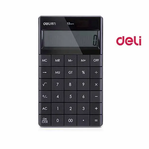 Deli No.1589 | Калькулятор 12 разрядов большой дисплей