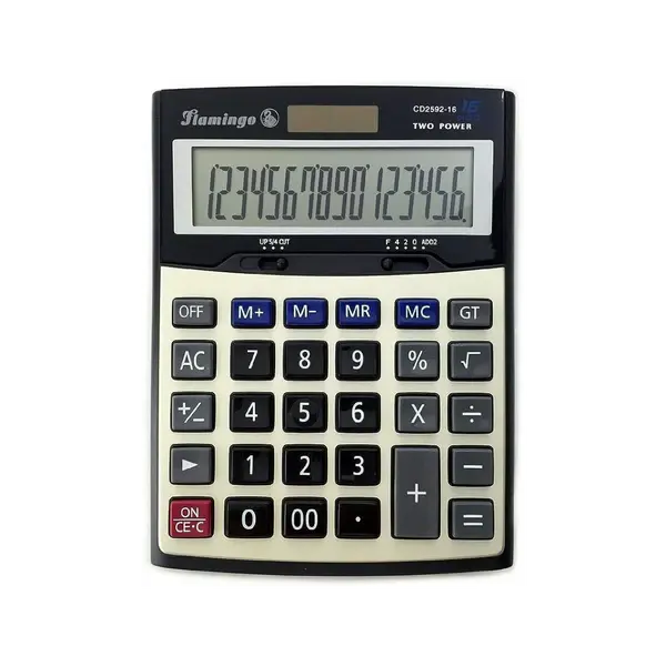 Flamingo F-CD279016RP BK | Электронный калькулятор стандартный дисплей