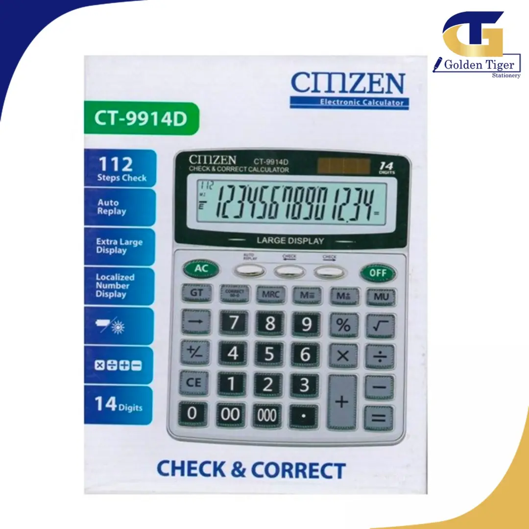 Citizen CT-9914D | Kalkulýator Uly 12-Belgili Displeý