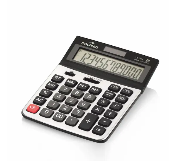 Dolphin CX-1611 | Настольный калькулятор с большим ЖК-дисплеем
