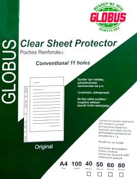 Globus | File A4 100 Sheets 80mic